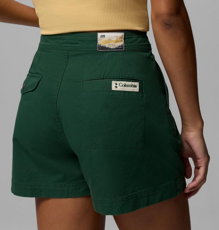 Shorts de sarga Acker Rock para mujer, Color: Rain Forest, image 7