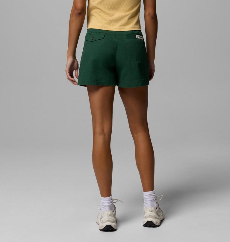 Shorts de sarga Acker Rock para mujer, Color: Rain Forest, image 3