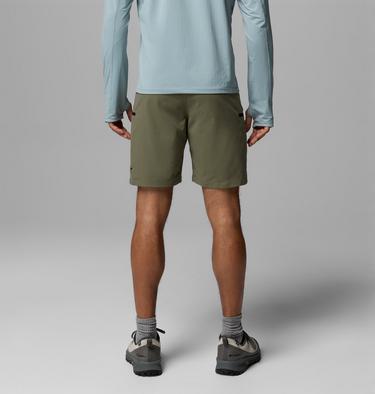 Men's Cosmiques Pro Hiking Shorts, Color: Stone Green, image 3