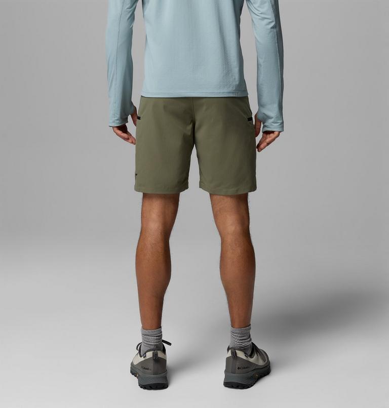 Men's Cosmiques Pro Hiking Shorts, Color: Stone Green, image 3