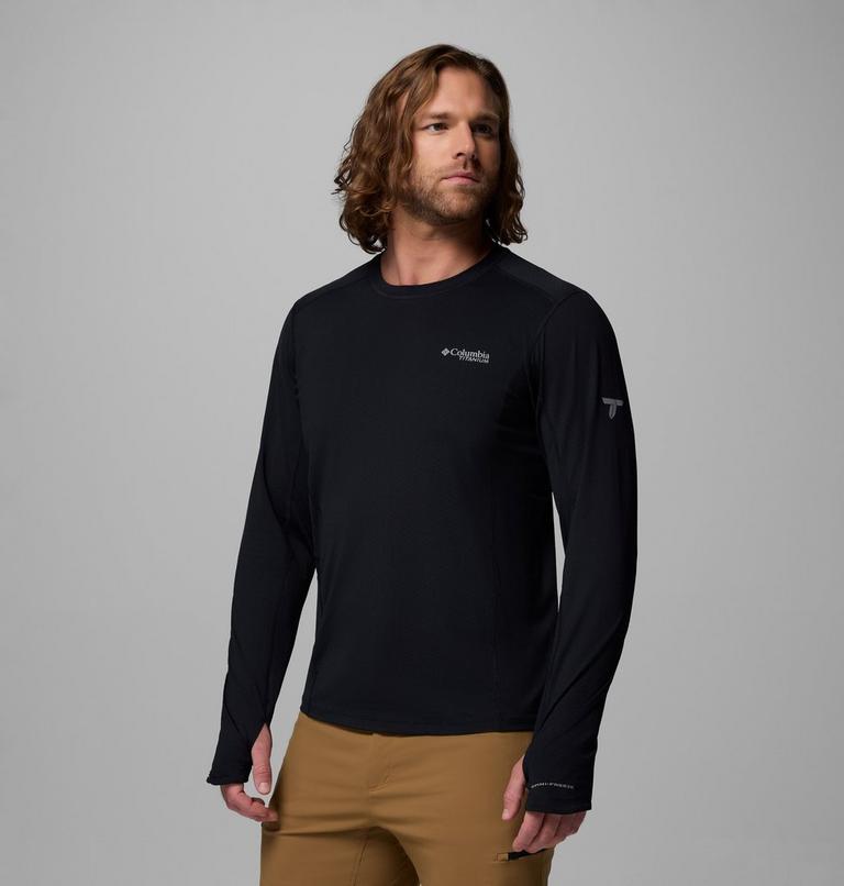 Men's Diamond Peak Pro Long Sleeve Technical T-Shirt, Color: Black, image 4