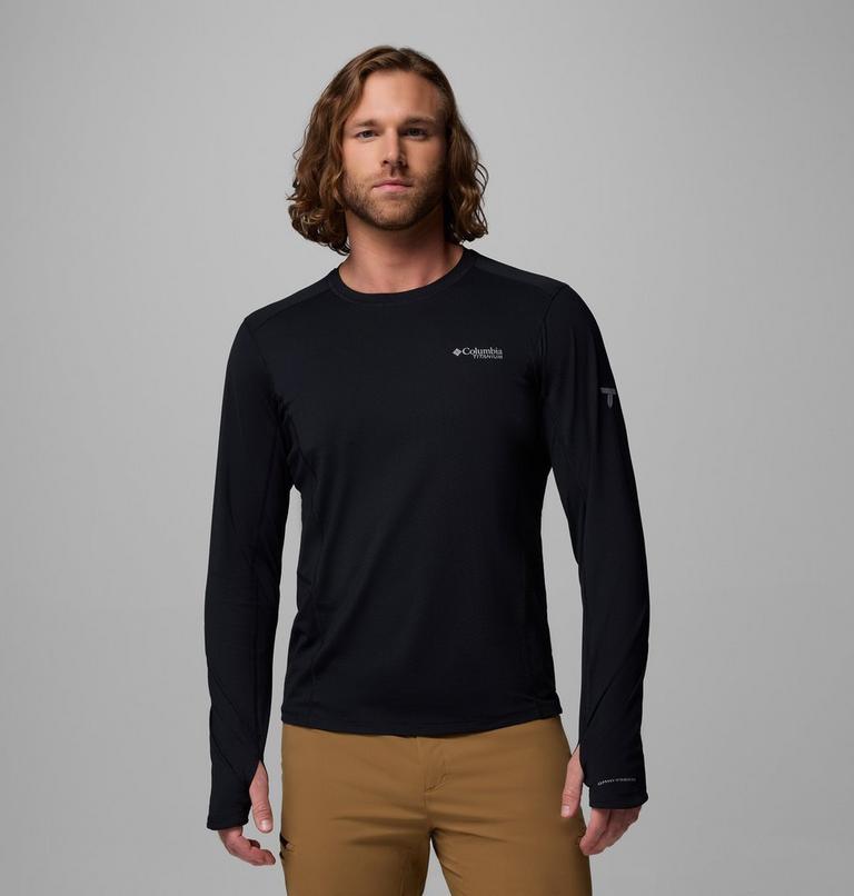 Men's Diamond Peak Pro Long Sleeve Technical T-Shirt, Color: Black, image 1