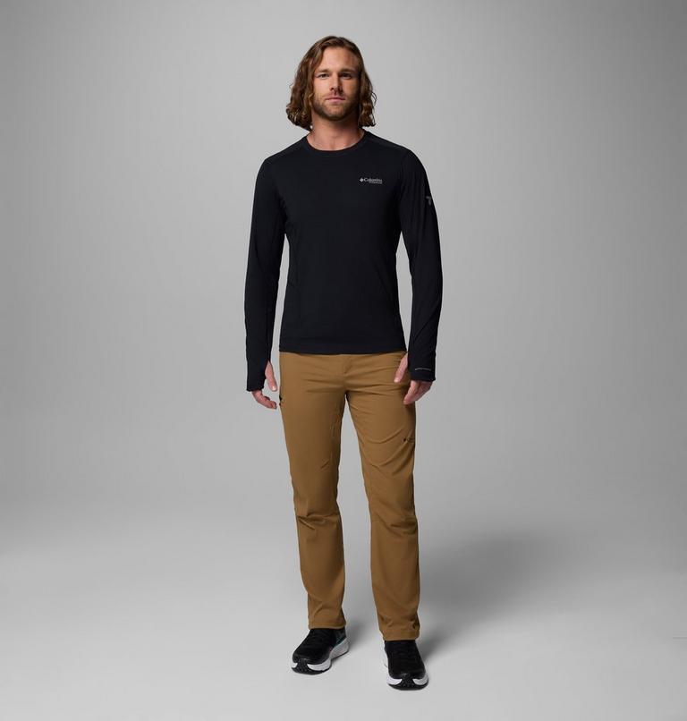 Men's Diamond Peak Pro Long Sleeve Technical T-Shirt, Color: Black, image 2