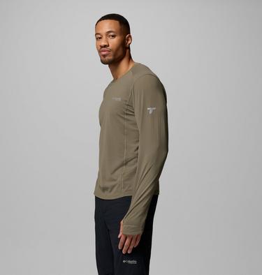 T-shirt Technique Manches Longues Diamond Peak Pro Homme, Color: Stone Green, image 4