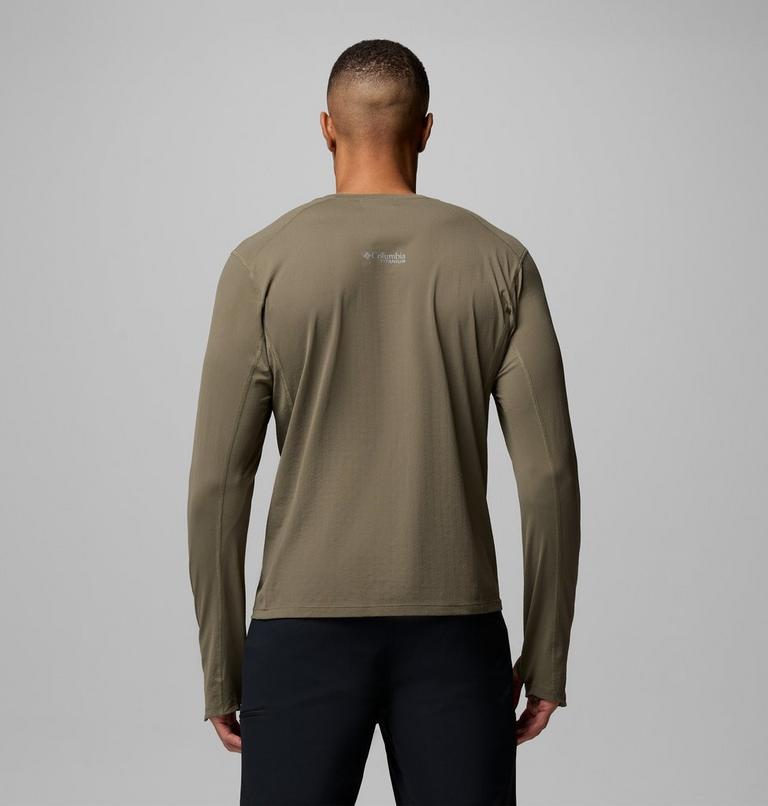 T-shirt Technique Manches Longues Diamond Peak Pro Homme, Color: Stone Green, image 3