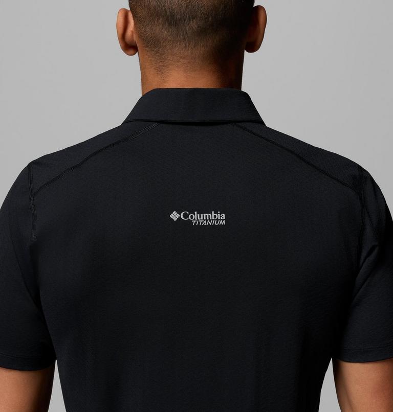 Men's Diamond Peak Pro Technical Polo, Color: Black, image 6