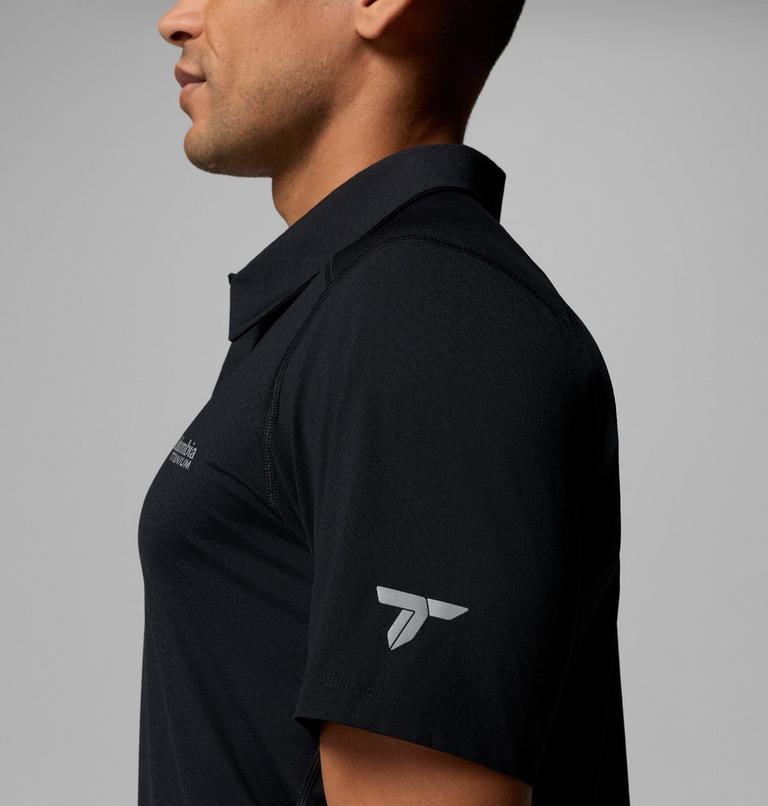 Men's Diamond Peak Pro Technical Polo, Color: Black, image 7