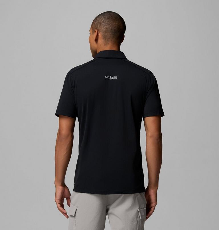 Men's Diamond Peak Pro Technical Polo, Color: Black, image 3