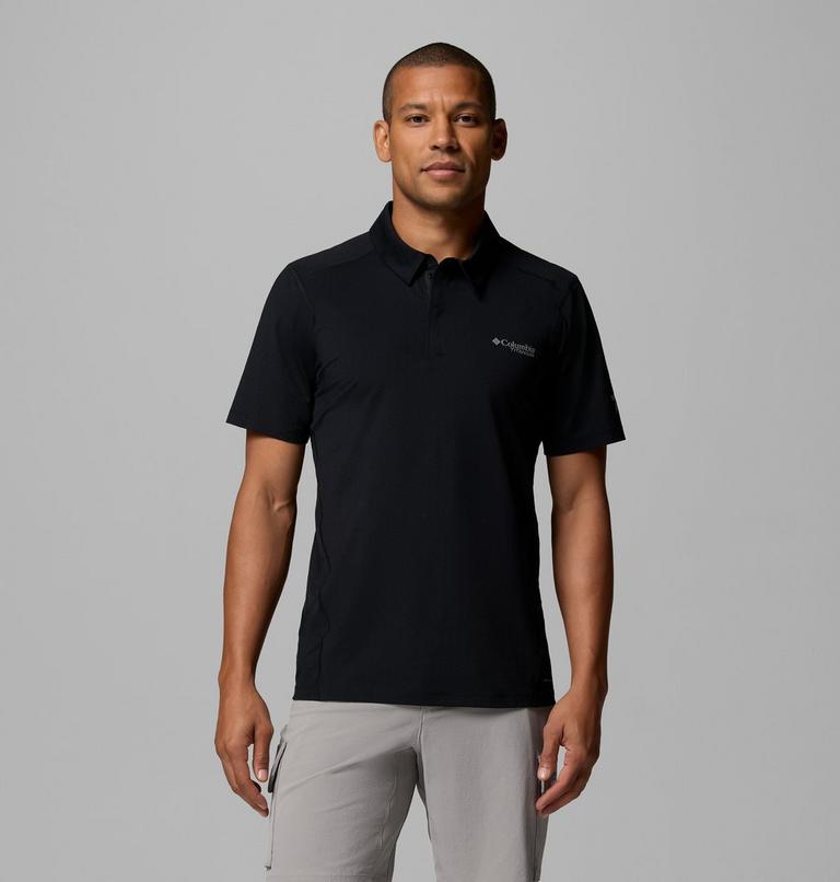 Men's Diamond Peak Pro Technical Polo, Color: Black, image 1