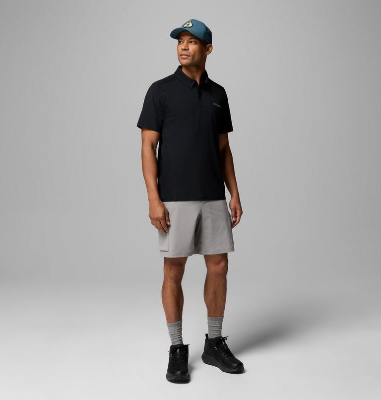 Men's Diamond Peak Pro Technical Polo, Color: Black, image 2