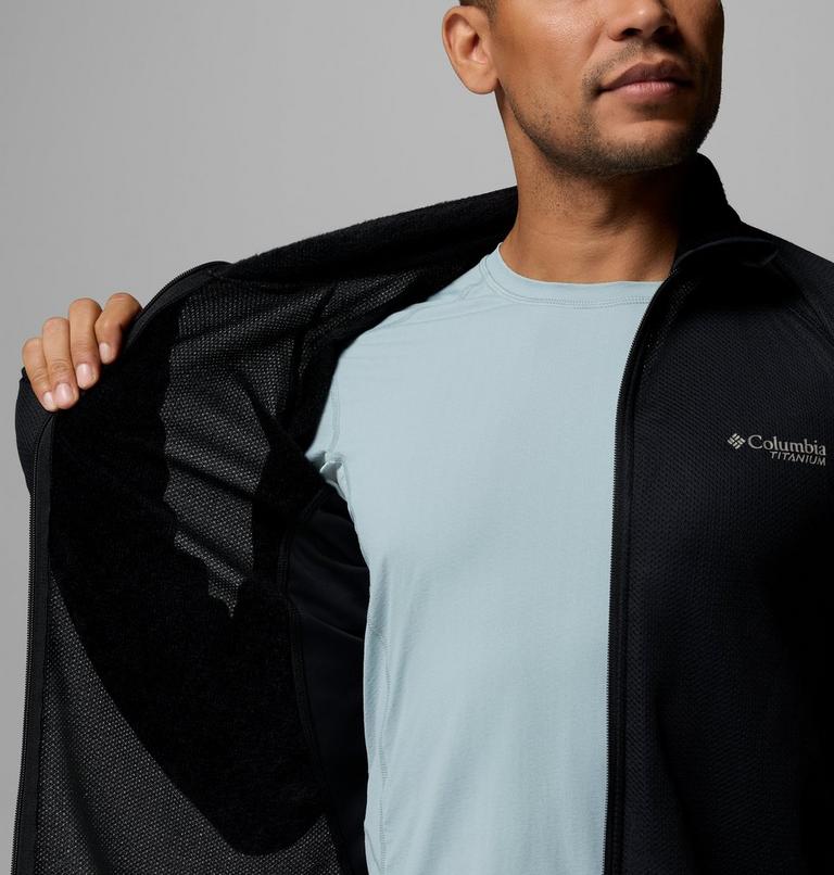 Forro polar t&eacute;cnico con cremallera de arriba abajo Summit Step para hombre, Color: Black, image 6