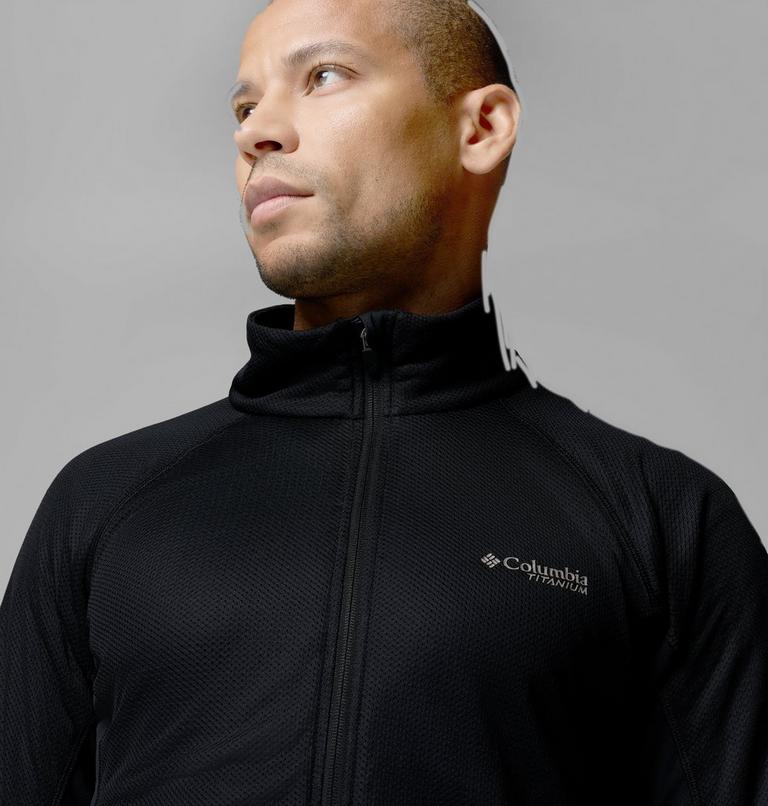 Forro polar t&eacute;cnico con cremallera de arriba abajo Summit Step para hombre, Color: Black, image 7