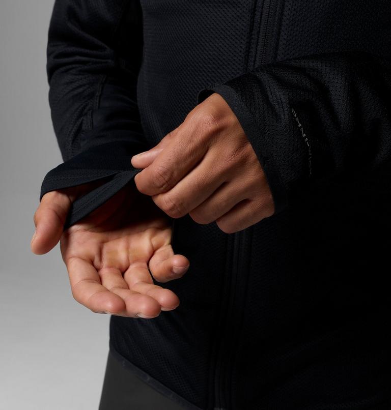 Forro polar t&eacute;cnico con cremallera de arriba abajo Summit Step para hombre, Color: Black, image 9