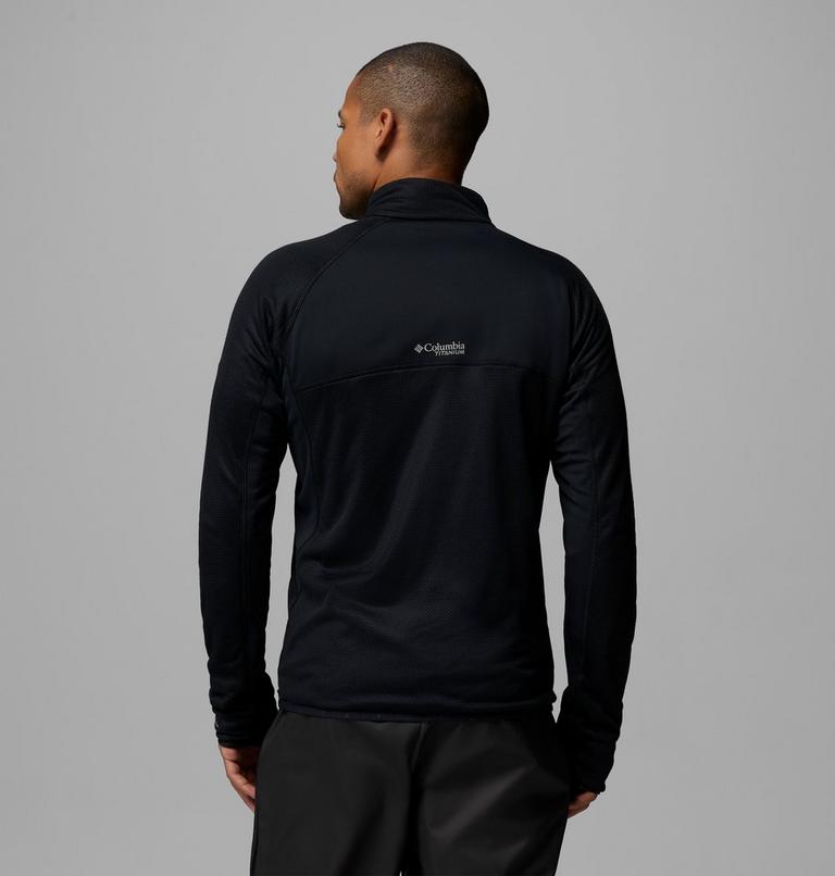 Forro polar t&eacute;cnico con cremallera de arriba abajo Summit Step para hombre, Color: Black, image 3