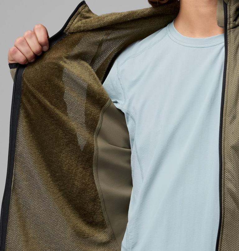 Forro polar t&eacute;cnico con cremallera de arriba abajo Summit Step para hombre, Color: Stone Green, image 6