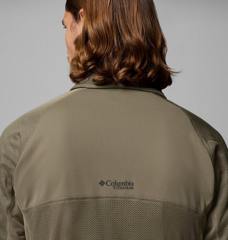 Forro polar t&eacute;cnico con cremallera de arriba abajo Summit Step para hombre, Color: Stone Green, image 8