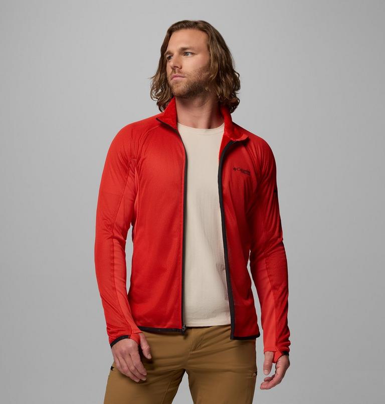 Forro polar t&eacute;cnico con cremallera de arriba abajo Summit Step para hombre, Color: Super Sonic, image 5