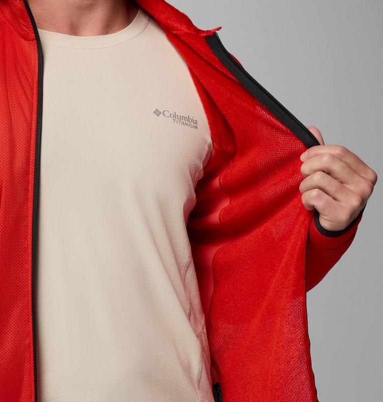 Forro polar t&eacute;cnico con cremallera de arriba abajo Summit Step para hombre, Color: Super Sonic, image 6