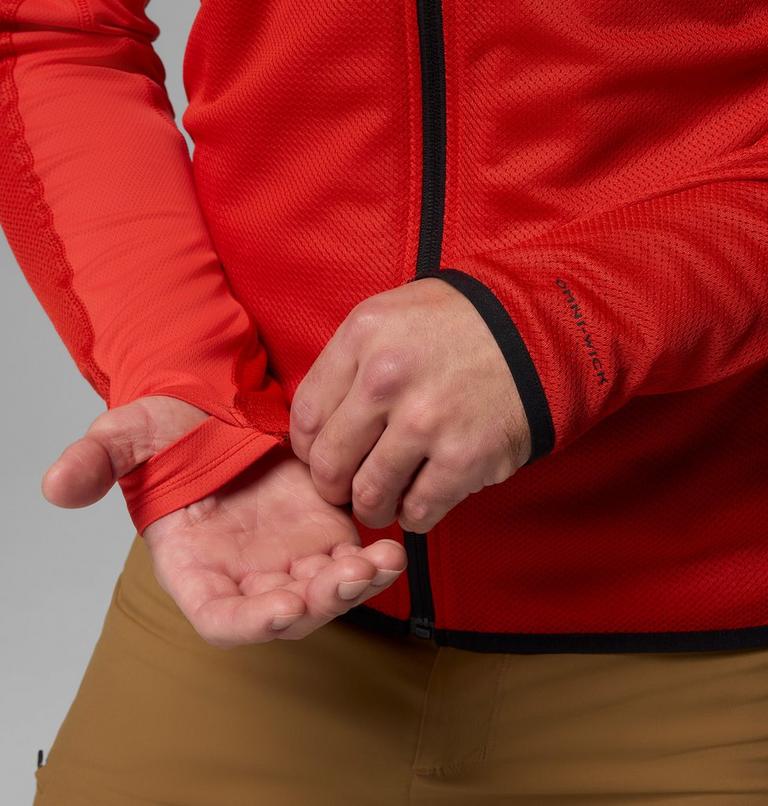Forro polar t&eacute;cnico con cremallera de arriba abajo Summit Step para hombre, Color: Super Sonic, image 8