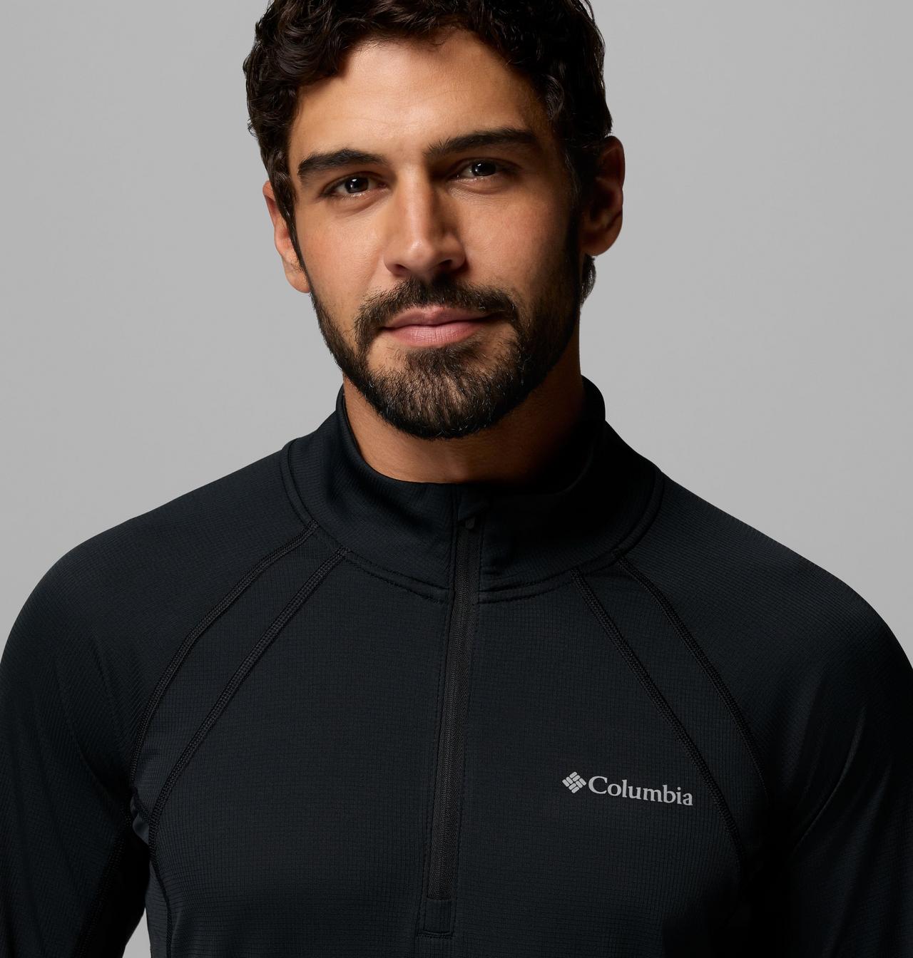 Men's Stealth Spring Long Sleeve Half Zip T-Shirt 5