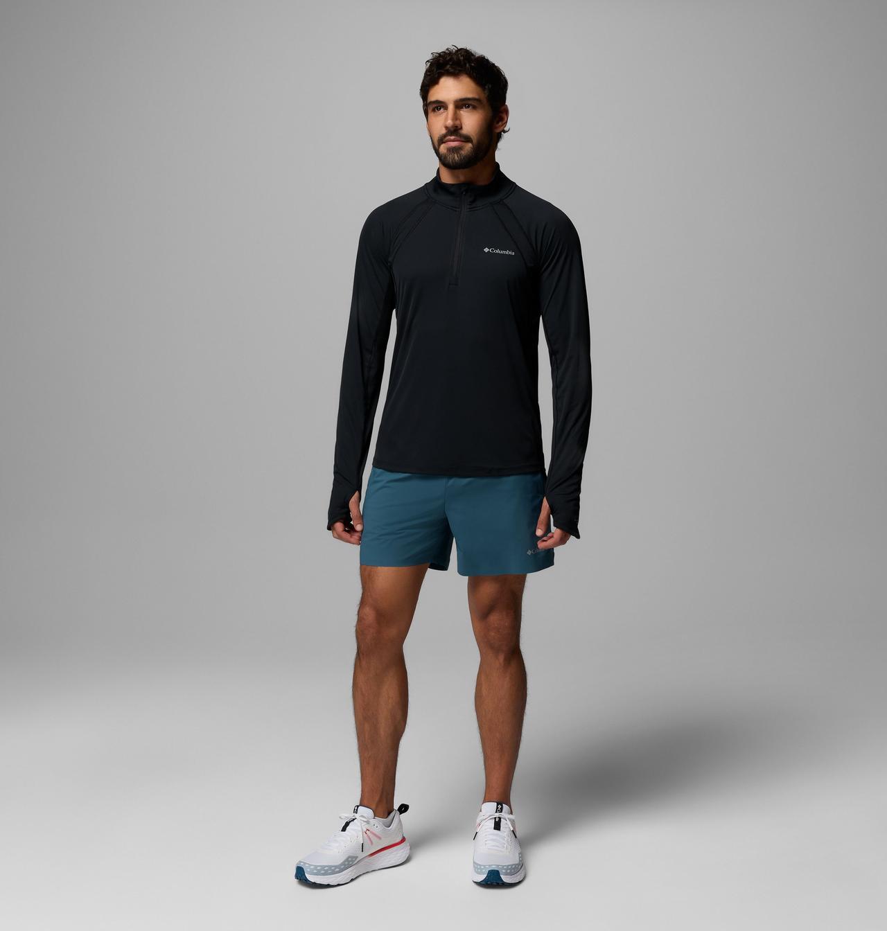 Men's Stealth Spring Long Sleeve Half Zip T-Shirt 2