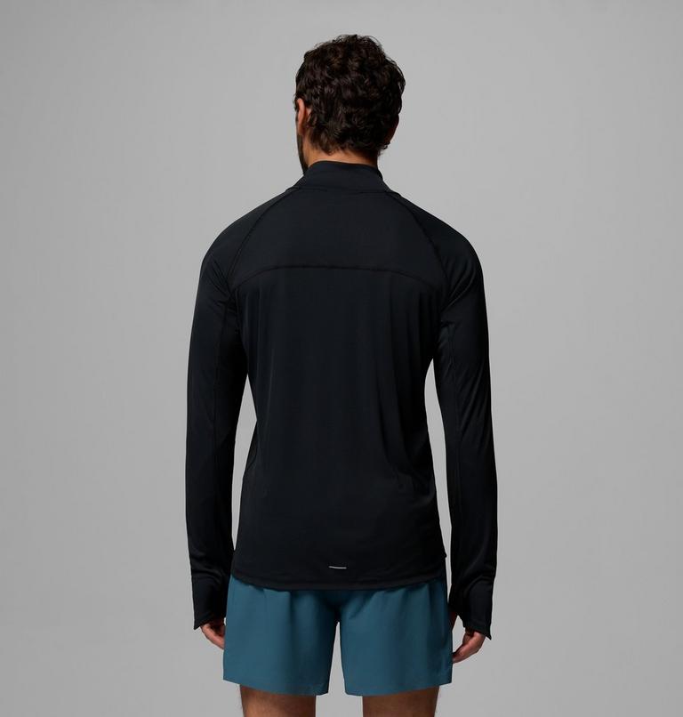 Haut Demi-zip Technique Stealth Spring Homme, Color: Black, image 3