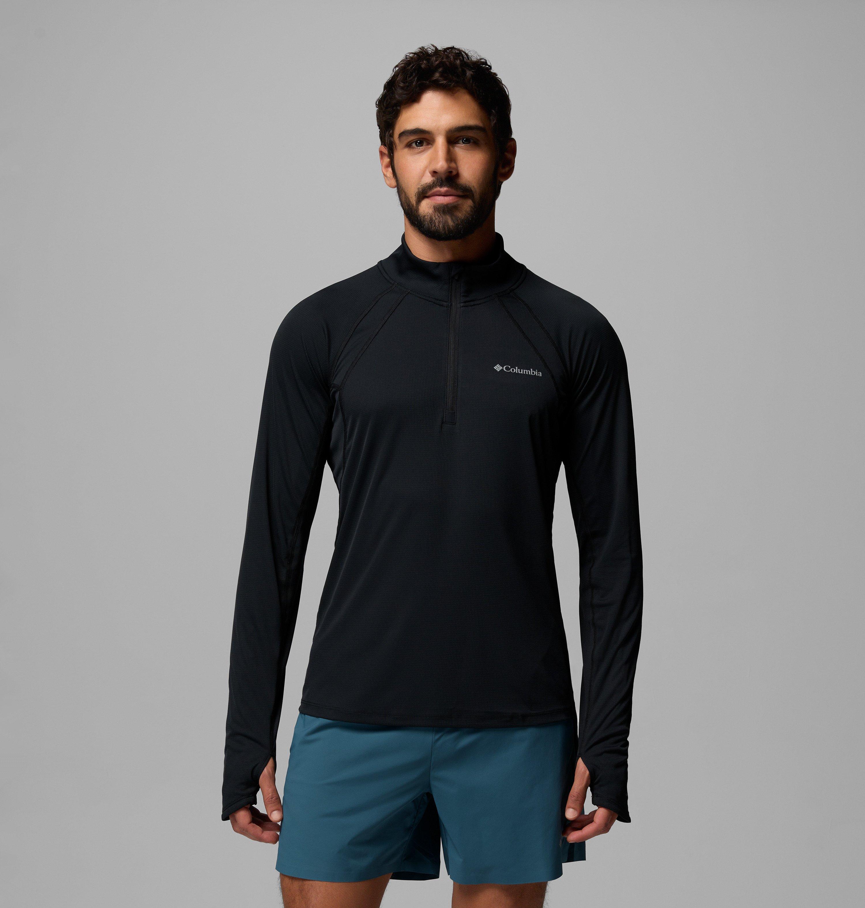 Columbia Sportswear Men's Black Columbia - Stealth Spring™ Technical Half Zip Top - Xxl