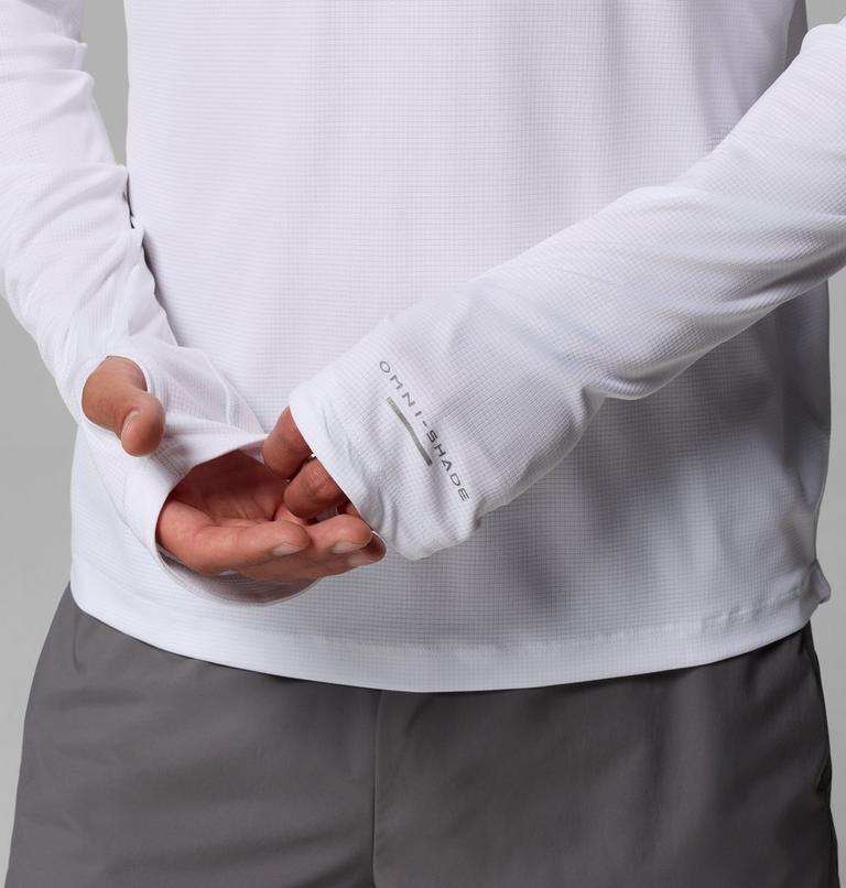 Haut Demi-zip Technique Stealth Spring Homme, Color: White, image 6