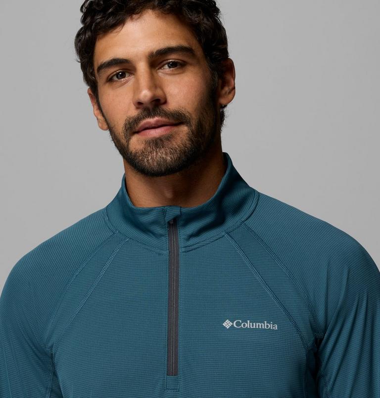 Haut Demi-zip Technique Stealth Spring Homme, Color: Everblue, Shark Pops, image 5