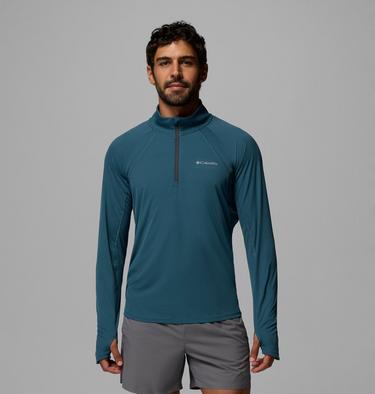 Technische top met halve rits Spring voor heren, Color: Everblue, Shark Pops, image 13