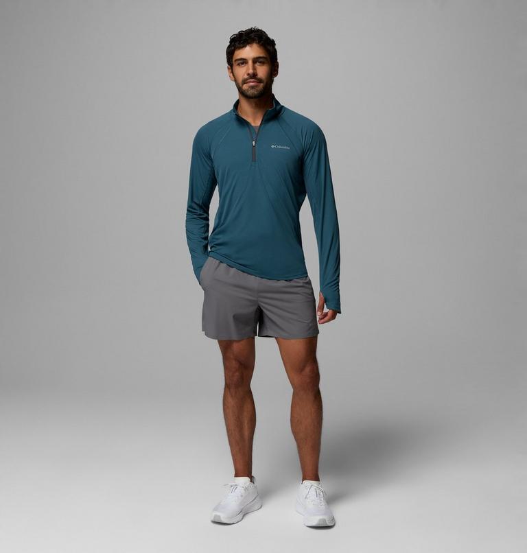 Haut Demi-zip Technique Stealth Spring Homme, Color: Everblue, Shark Pops, image 2