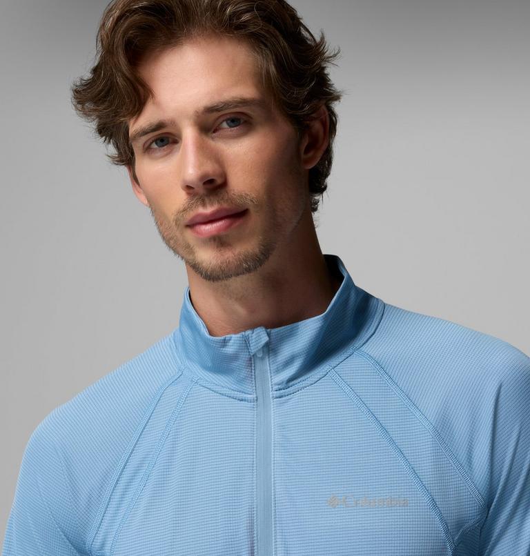 Men's Stealth Spring Technical Half Zip Top, Color: Rainy Day, image 5