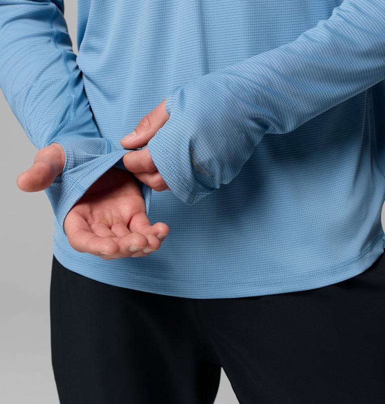 Men's Stealth Spring Technical Half Zip Top, Color: Rainy Day, image 6