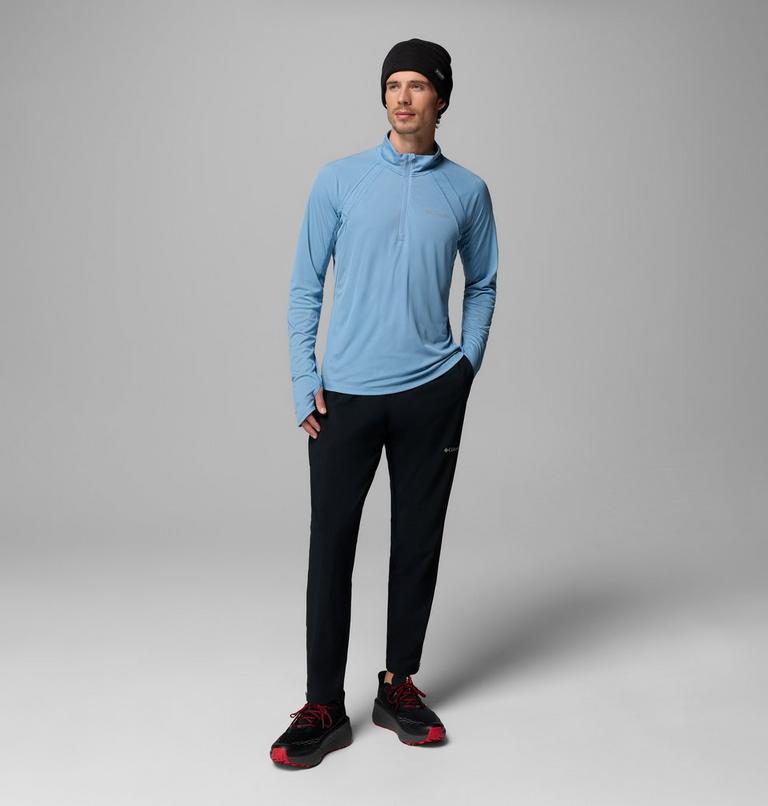 Men's Stealth Spring Technical Half Zip Top, Color: Rainy Day, image 2