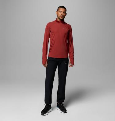 Men's Stealth Spring Technical Half Zip Top, Color: Red Oxide, image 2