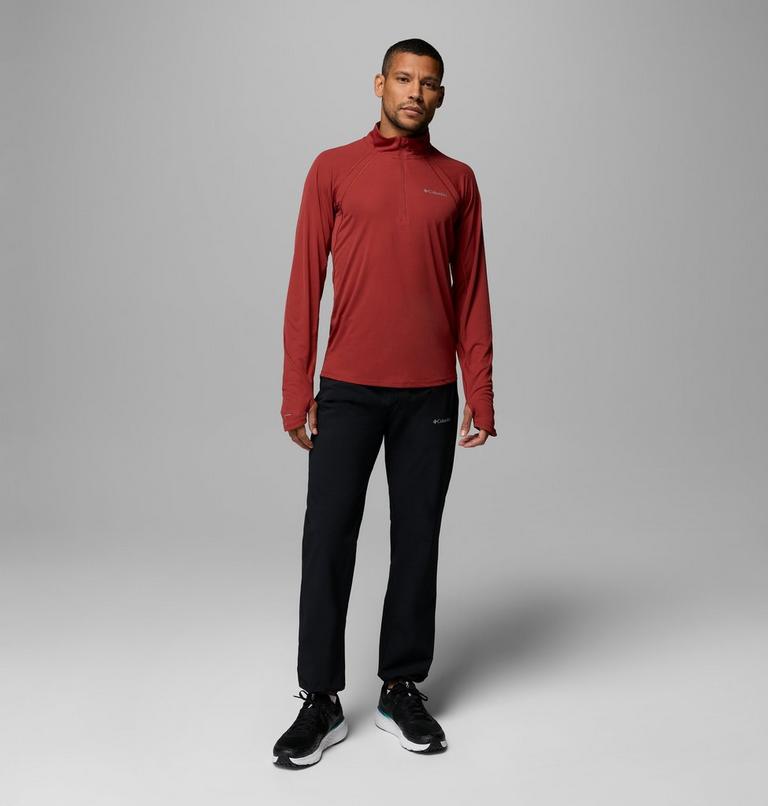 Men's Stealth Spring Technical Half Zip Top, Color: Red Oxide, image 2