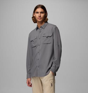 Men's Silver Ridge Utility II Recycled Shirt, Color: City Grey, image 4