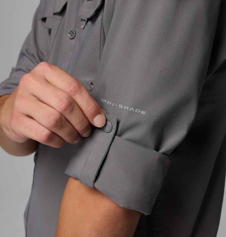 Camisa reciclada Silver Ridge Utility II para hombre, Color: City Grey, image 6