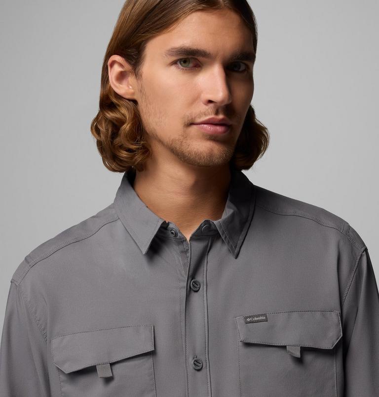 Camisa reciclada Silver Ridge Utility II para hombre, Color: City Grey, image 7