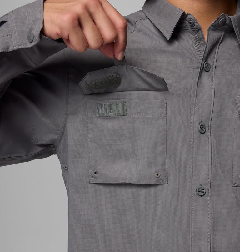 Camisa reciclada Silver Ridge Utility II para hombre, Color: City Grey, image 8