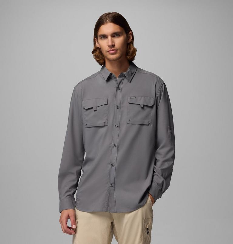 Camisa reciclada Silver Ridge Utility II para hombre, Color: City Grey, image 1