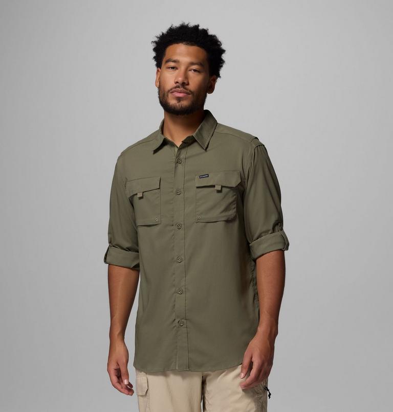Camisa reciclada Silver Ridge Utility II para hombre, Color: Stone Green, image 5