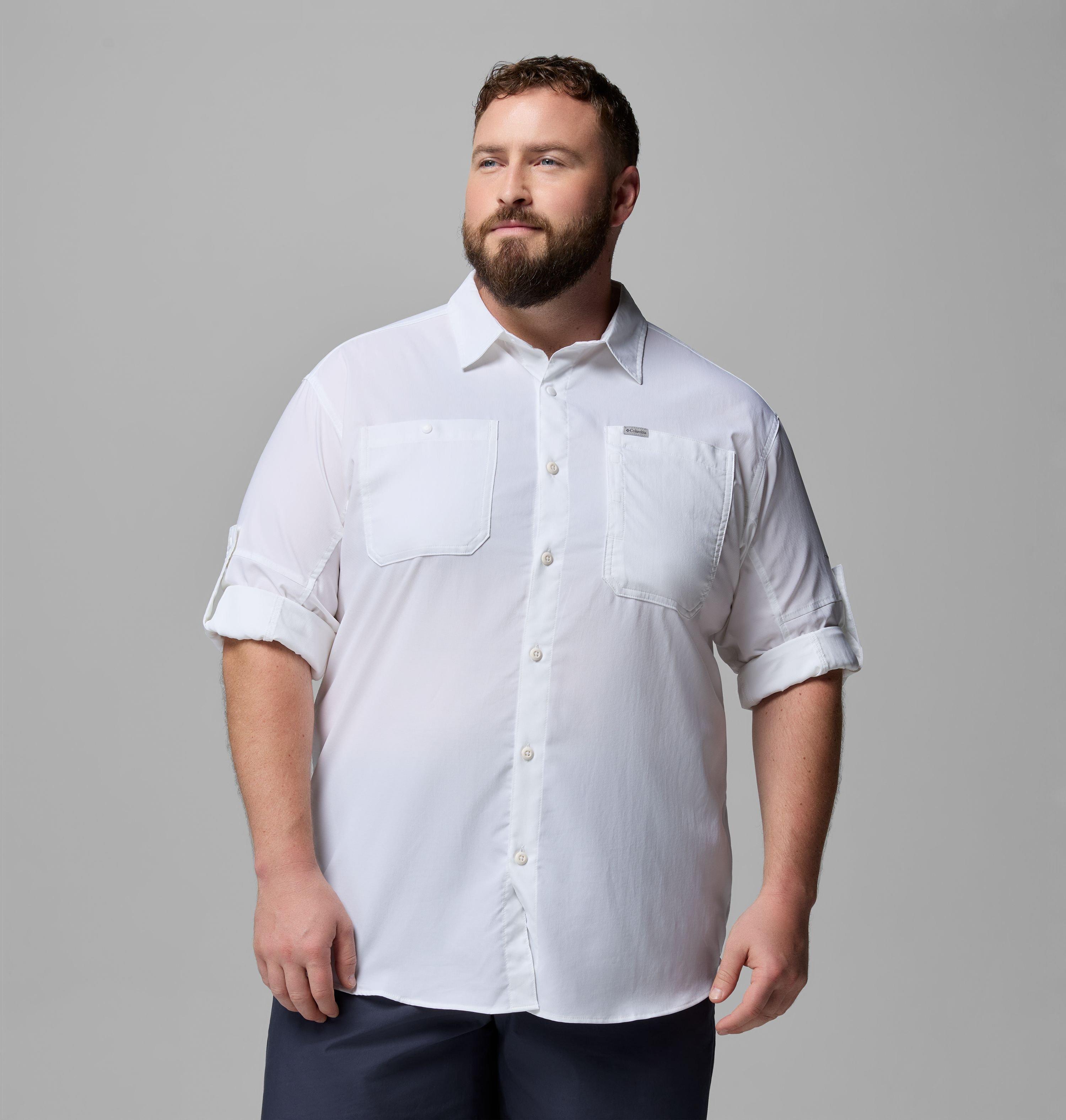 Homme – Chemise à manches longues Silver Ridge Utility II – Tailles forts | 100 | 5X 5