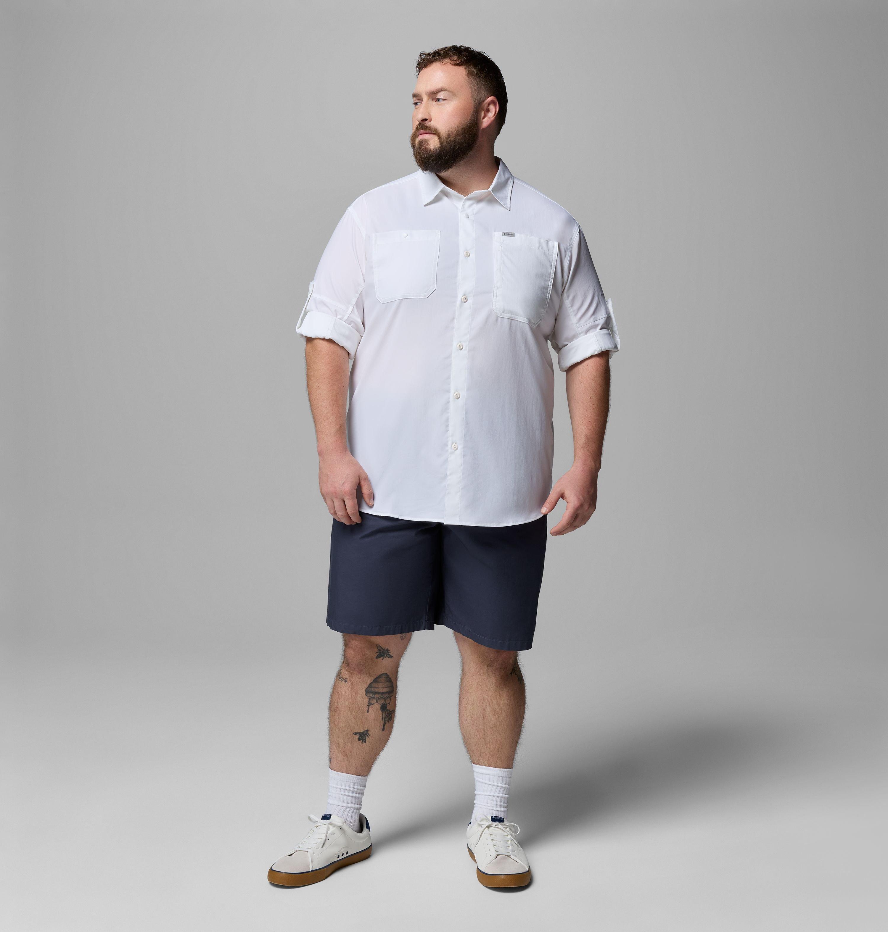 Homme – Chemise à manches longues Silver Ridge Utility II – Tailles forts | 100 | 5X 2