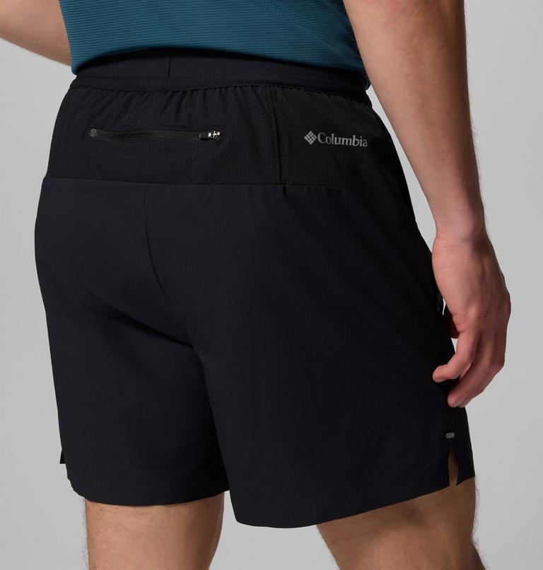 Men's Stealth Spring Lined Trail Running Shorts, Color: Black, image 6