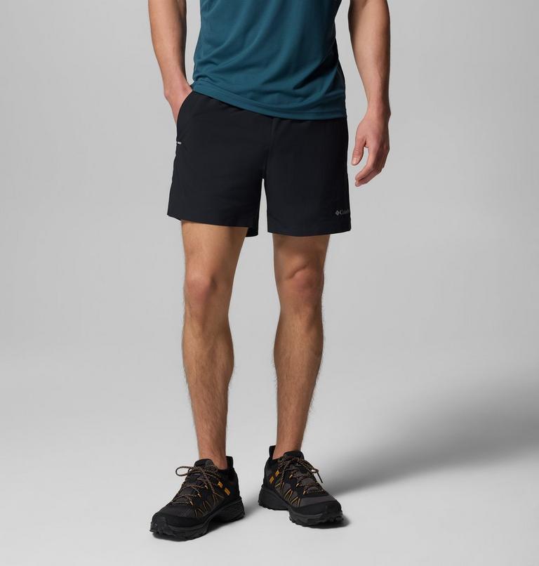 Men's Stealth Spring Lined Trail Running Shorts, Color: Black, image 1