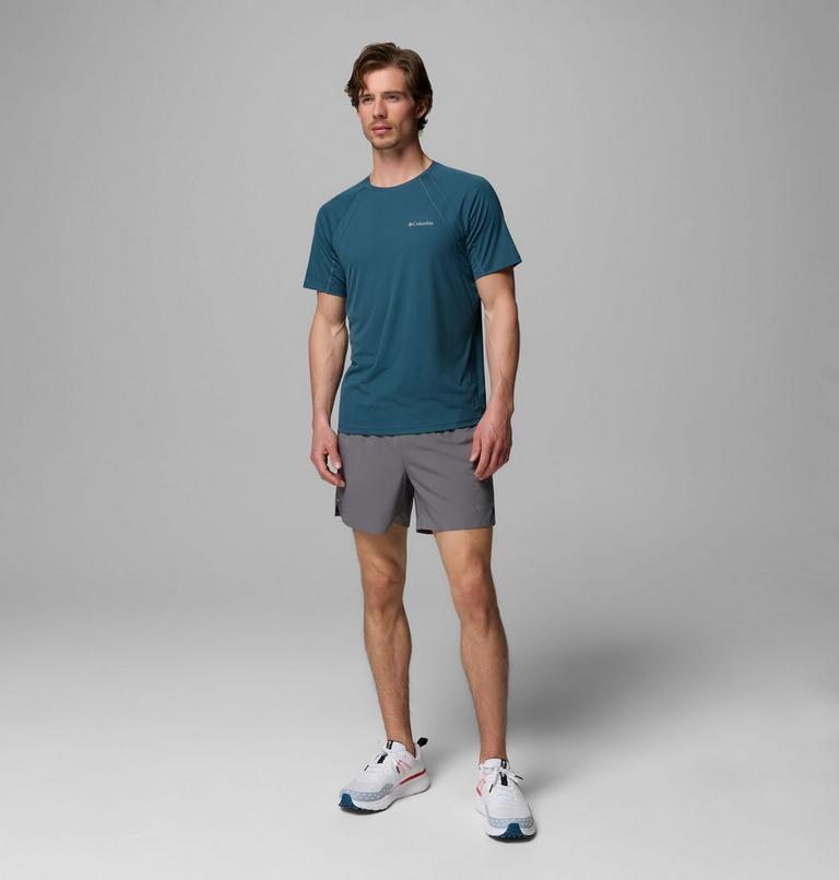 Men's Stealth Spring Lined Trail Running Shorts, Color: City Grey, image 2