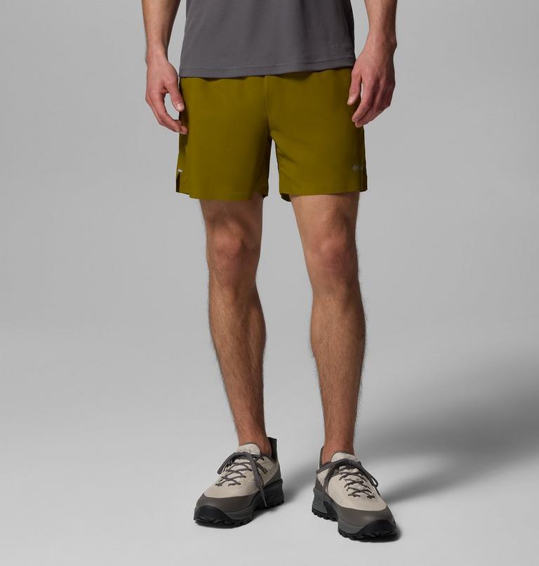 Men's Stealth Spring Lined Trail Running Shorts, Color: Mossy Green, image 1