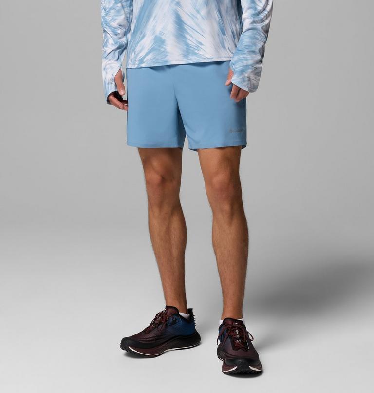 Men's Stealth Spring Lined Trail Running Shorts, Color: Rainy Day, image 1