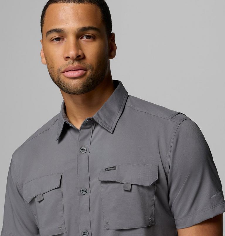 Camisa de manga corta reciclada Silver Ridge Utility II para hombre, Color: City Grey, image 5